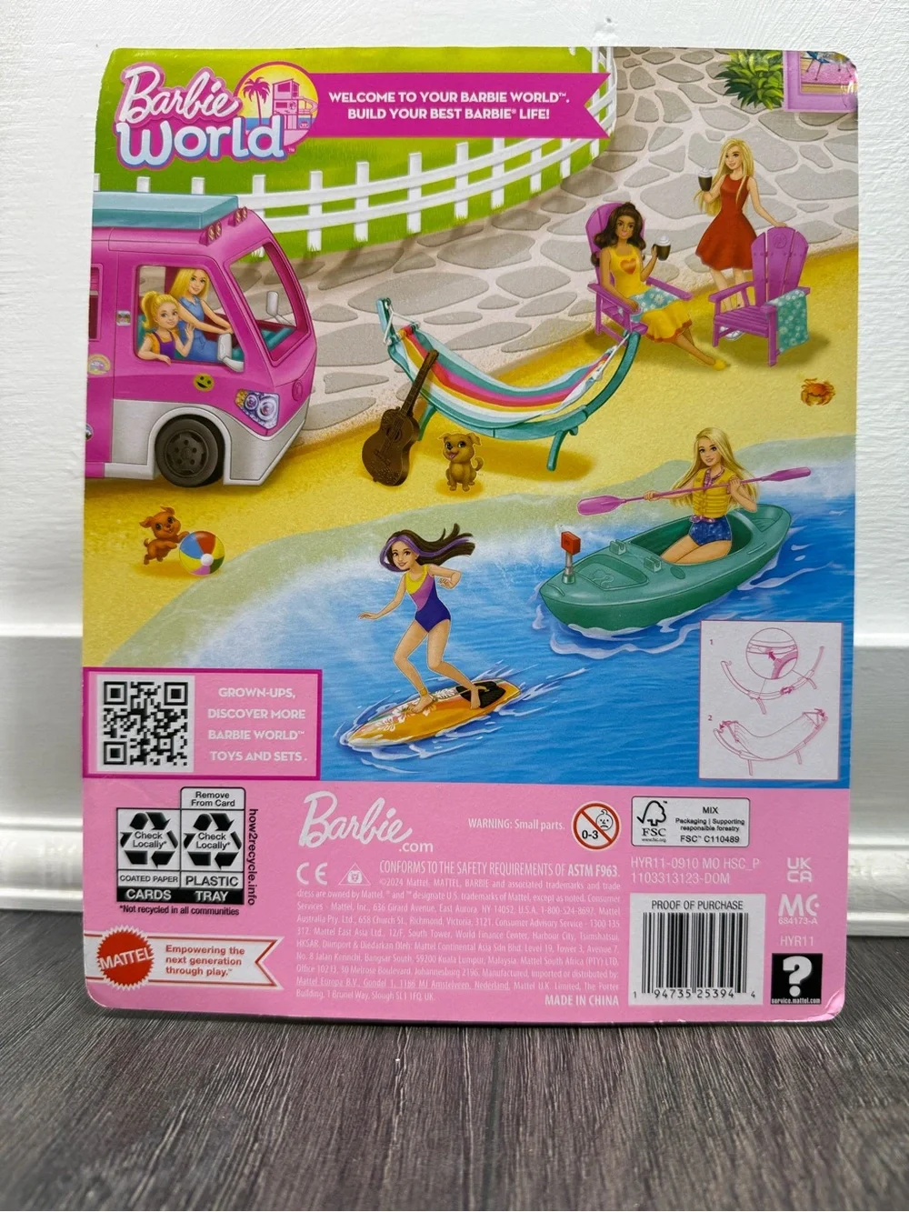 Barbie Kids Hammock Accessory Set